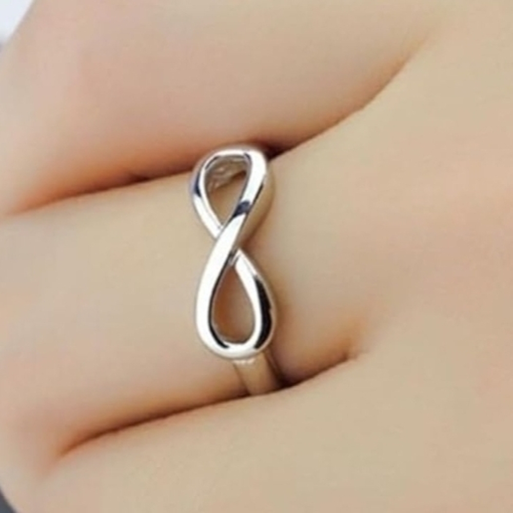 925 Silver Infinity Ring - image 3